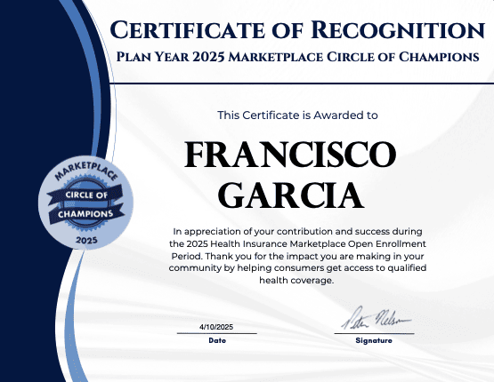 Marketplace recognition 2025